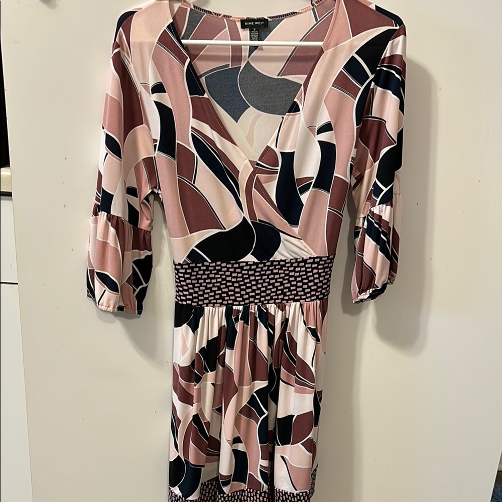Nine West short colorful dress size small